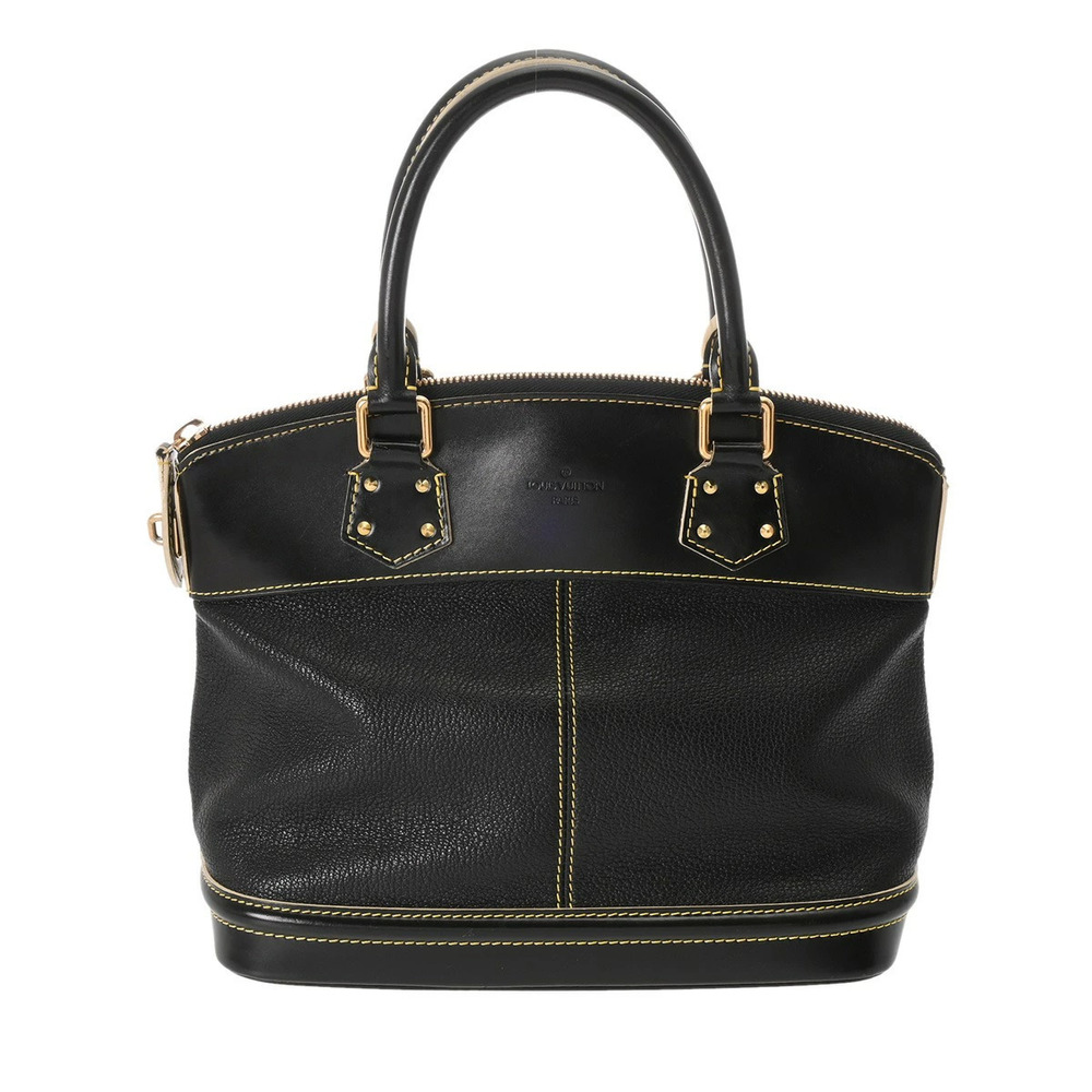 LOUIS VUITTON Suhali Lockit Noir Black Leather Handbag